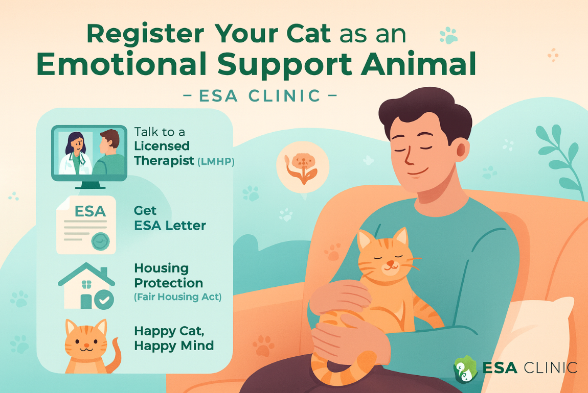 How to Register Your Cat as an Emotional Support Animal