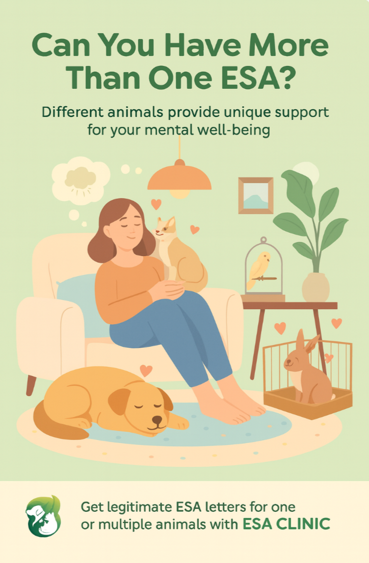 More Than One Emotional Support Animal