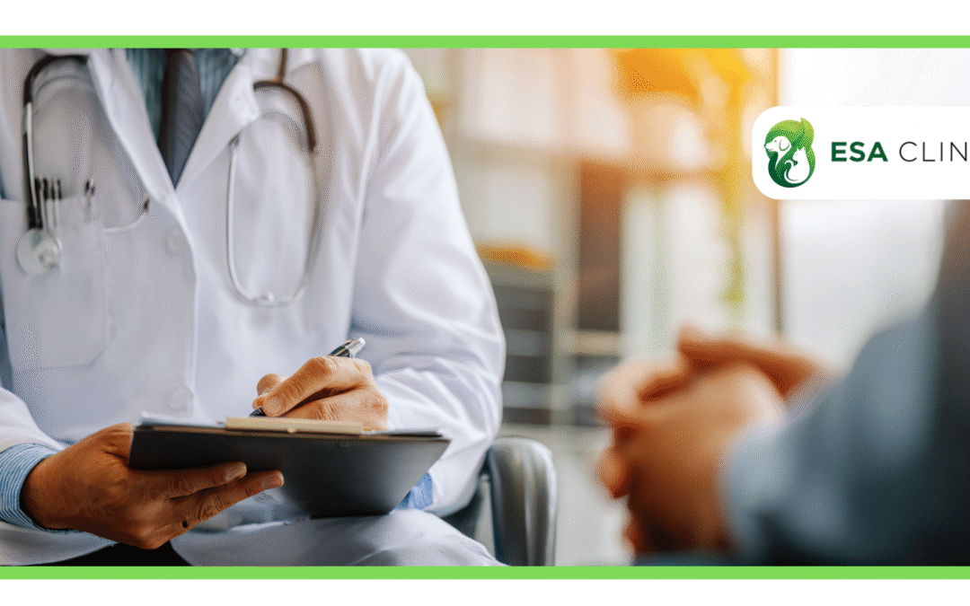 Can a PCP Write an ESA Letter for Me?